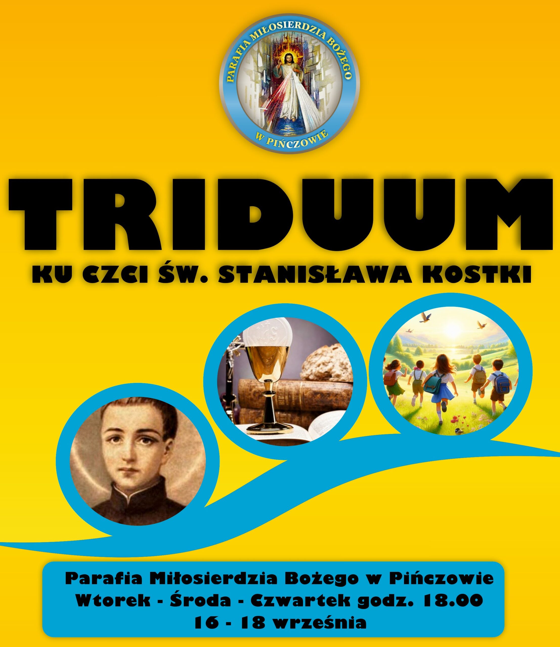 You are currently viewing Triduum ku&nbsp;czci św.&nbsp;Stanisława Kostki 16 – 18 września