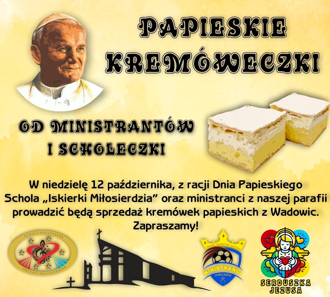 You are currently viewing Zaproszenie na&nbsp;“Kremówki Papieskie”
