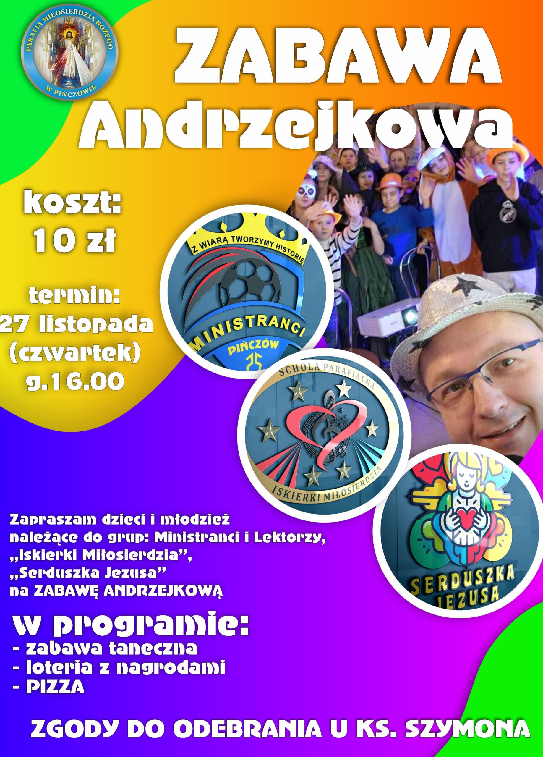 You are currently viewing Zaproszenie na&nbsp;Zabawę Integracyjną dla Scholi i&nbsp;Ministrantów