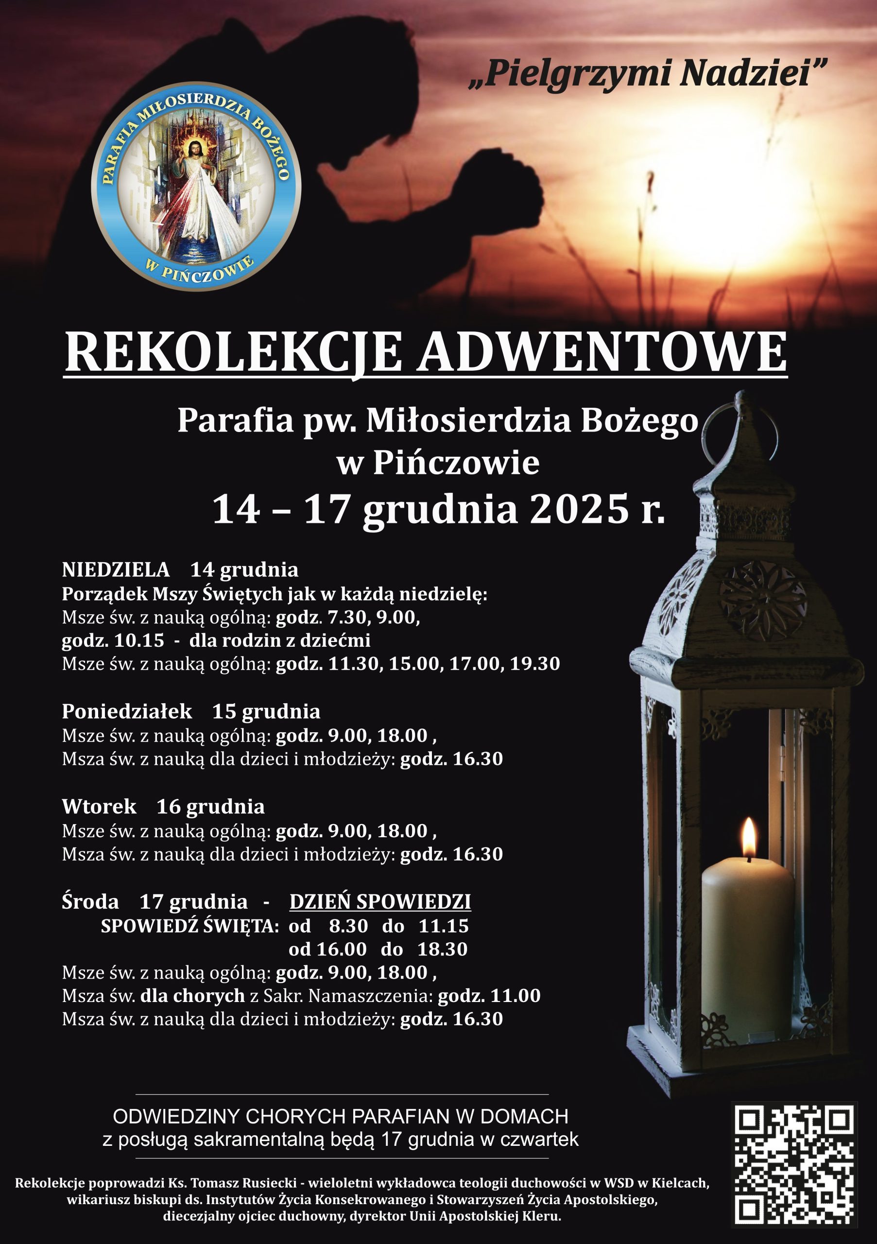 You are currently viewing Rekolekcje Adwentowe (14 – 17 grudnia 2025 r.)