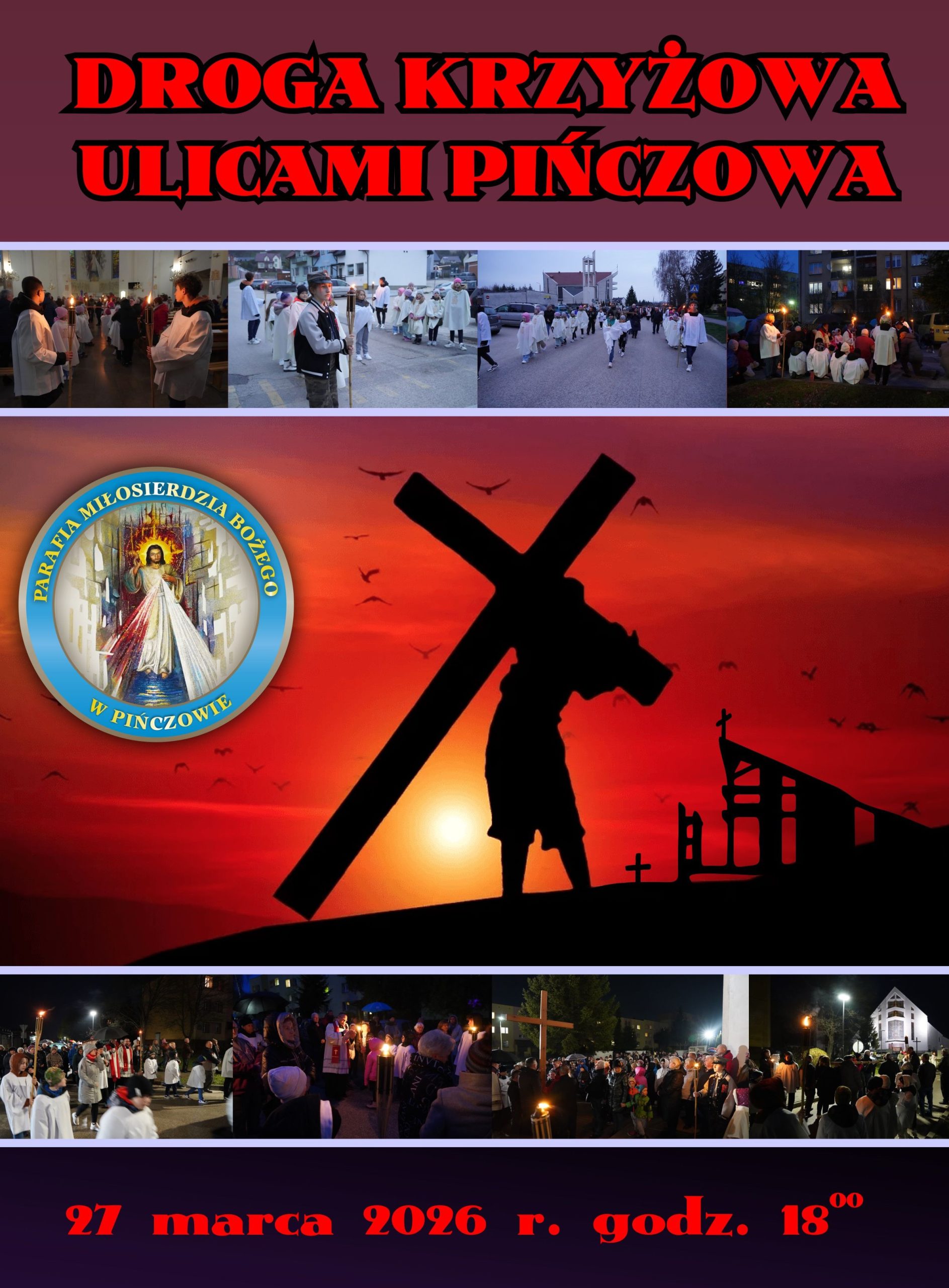 You are currently viewing Droga Krzyżowa ulicami naszej parafii – ZAPROSZENIE